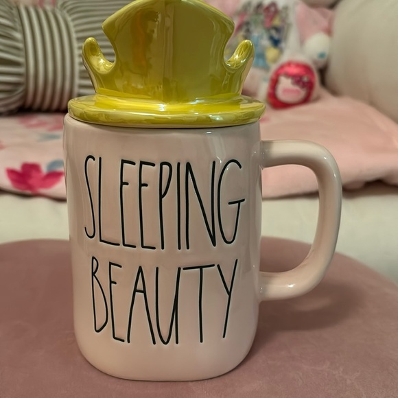 Rae Dunn Sleeping Beauty Mug with crown - Picture 1 of 9